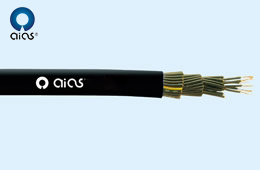 Fluoroplastic insulated high temperature resistant anticorrosive control cable