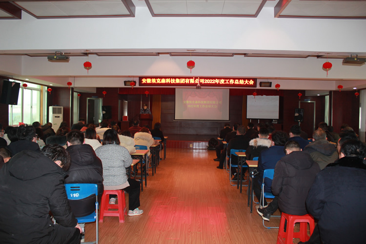 Anhui Exxon Technology Group Co., Ltd. 2022 Work Summary and Commendation Conference
