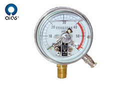 Electric contact pressure gauge